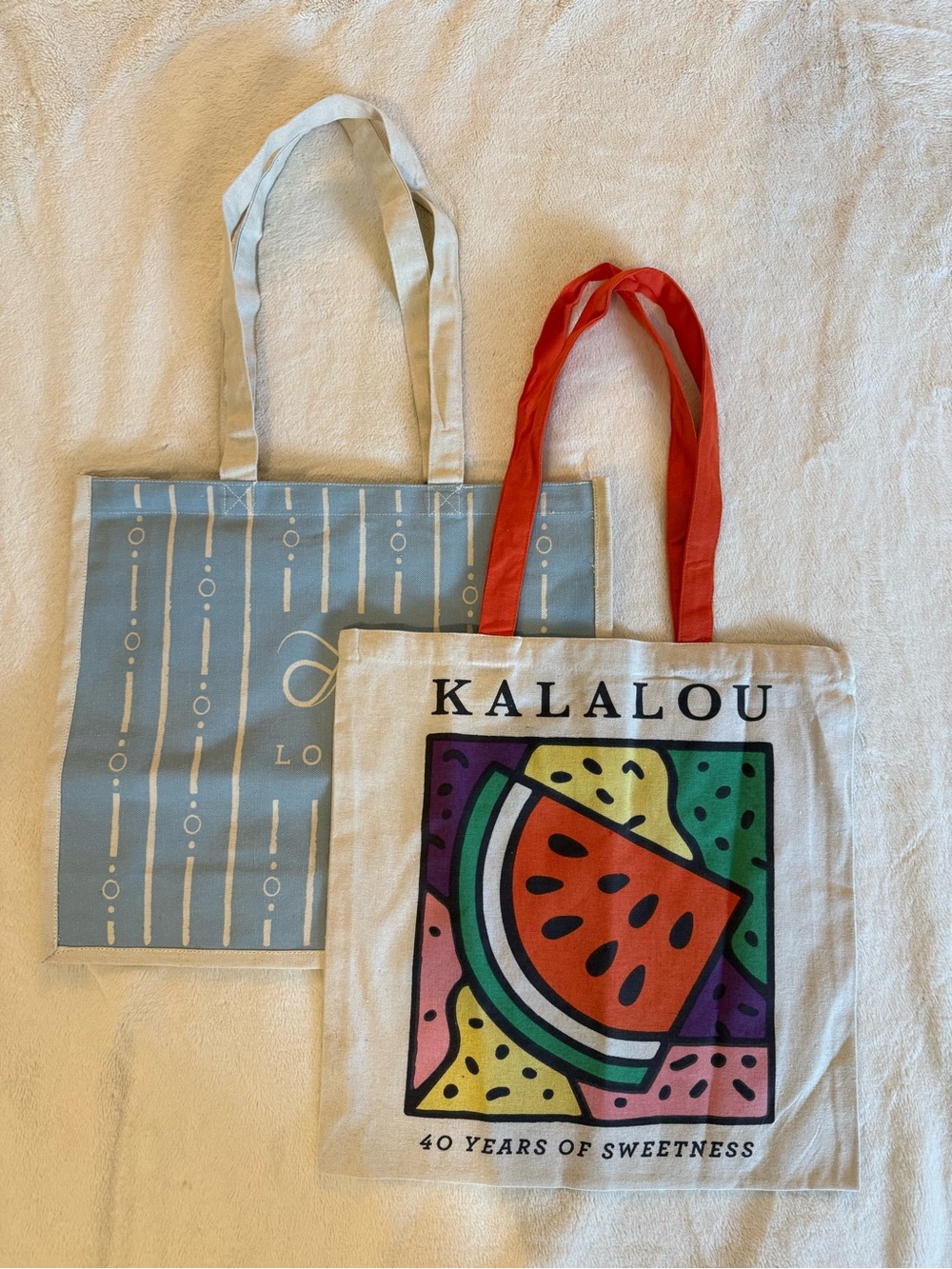 Bundle of Two Fabric Totes